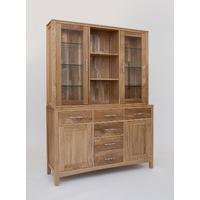 Hereford Oak Large Dresser/Display Cabinet