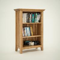 Hereford Rustic Oak 3ft x 2ft Bookcase