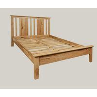 Hereford Rustic Oak Bed - Multiple Sizes (Double Bed)