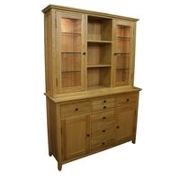 Hereford Rustic Oak Large Dresser