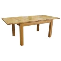 hereford rustic oak large extending dining table 1350 2030mm