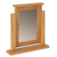 hereford oak dressing table mirror