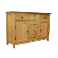 Hereford Rustic Oak 135cm Sideboard