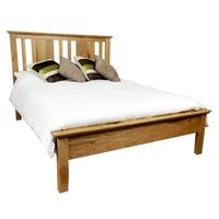 Hereford Rustic Oak Bed - Multiple Sizes (King Size Bed)