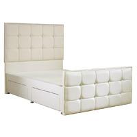 Henderson Cream Single Bed Frame 3ft with 2 drawers