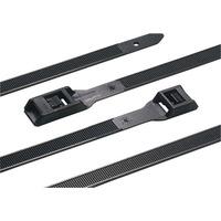 HellermannTyton 112-18060 RPE180-HSW-BK-C1 RPE Broad Cable Tie Bla...