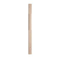 hemlock stop chamfered half newel post w40mm l1500mm