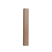 hemlock pre drilled newel base w82mm l700mm