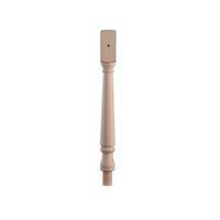 Hemlock Pre-Drilled Turned Half Newel Post (W)82mm (L)725mm