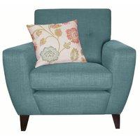 Hepburn Fabric Armchair Duck Egg