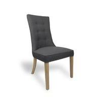 Hexham Charcoal Fabric Dining Chairs