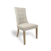 Hexham Natural Fabric Dining Chairs