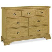 Heronford Oak 3 Over 4 Drawer Chest