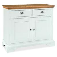 heronford oak ivory narrow sideboard