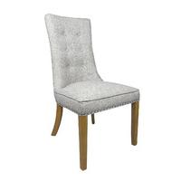 Hexham Grey Weave Fabric Dining Chairs