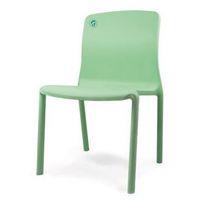 HEALTHCARE STACKING SIDECHAIR 460MM SEAT HEIGHT - MOSS GREEN