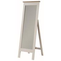 heritage stone painted cheval mirror