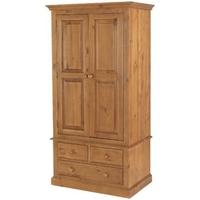 hendon pine 2 door 3 drawer wardrobe