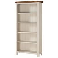 Heritage Stone Painted Tall Wide Bookcase