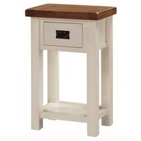 Heritage Stone Painted Telephone Table with Drawer