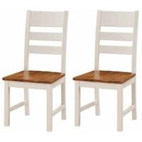 Heritage Stone Painted Ladder Back Dining Chair (Pair)