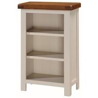 heritage stone painted low slim bookcase