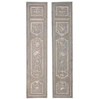 Heritage Distressed Wall Panels Set of 2