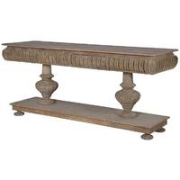 Heritage Twin Pedestal Rectangular Console Table
