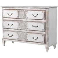 Heritage Distressed Grey 6 Chest of Drawer