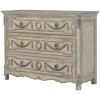 Heritage Distressed Garlands 3 Chest of Drawer