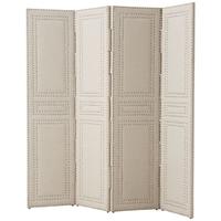 herringbone sand large folding screen celeste