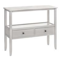 Heritage 2 Drawer Console Table, Grey