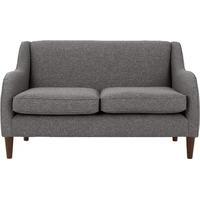 Helena 2 Seater Sofa, Textured Weave Smoke Grey