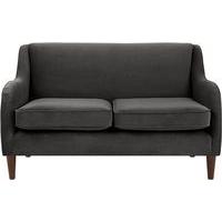 helena 2 seater sofa plush asphalt velvet