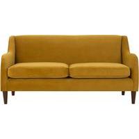 Helena 3 Seater Sofa, Plush Turmeric Velvet