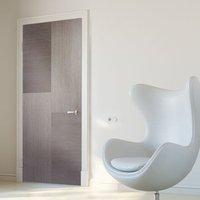 Hermes Chocolate Grey Flush Internal Door - Prefinished
