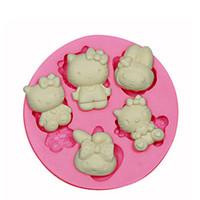 hello kitty silicone mould cake decorating silicone mold for fondant c ...
