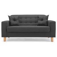 Healy 2 Seater Sofa Charcoal