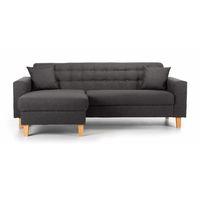 Healy Corner Sofa Charcoal Left Hand