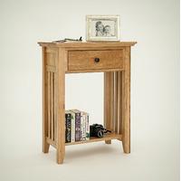 Hereford Rustic Oak Telephone Table