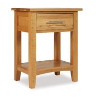 Hereford Oak 1 Drawer Bedside Cabinet