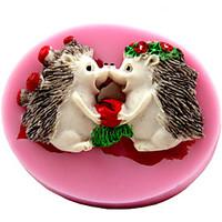 Hedgehog Fondant Cake Chocolate Silicone Molds, Decoration Tools Bakeware