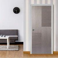 Hermes Chocolate Grey Flush Internal Door is 1/2 Hour Fire Rated and Prefinished