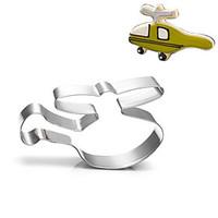 Helicopter Air Plane Cookies Cutter Stainless Steel Biscuit Cake Mold Metal Kitchen Fondant Baking Tools