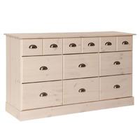 Helsinki Whitewash Pine 6 plus 3 Drawer