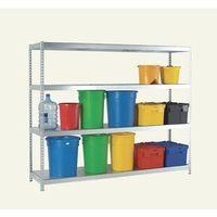 HEAVY DUTY GALVANISED UNIT - HEIGHT MM 2000 SHELF SIZE 1800 X 450 NO. SH