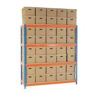 HEAVY DUTY PAINTED ARCHIVE UNIT - PLAIN BOX - HEIGHT 2100MM SHELF SIZ