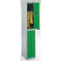 HEAVY DUTY LOCKER TWO TIER GRE RHINO