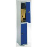 HEAVY DUTY LOCKER TWO TIER BLU RHINO