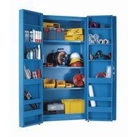 heavy duty storage cabinet blue